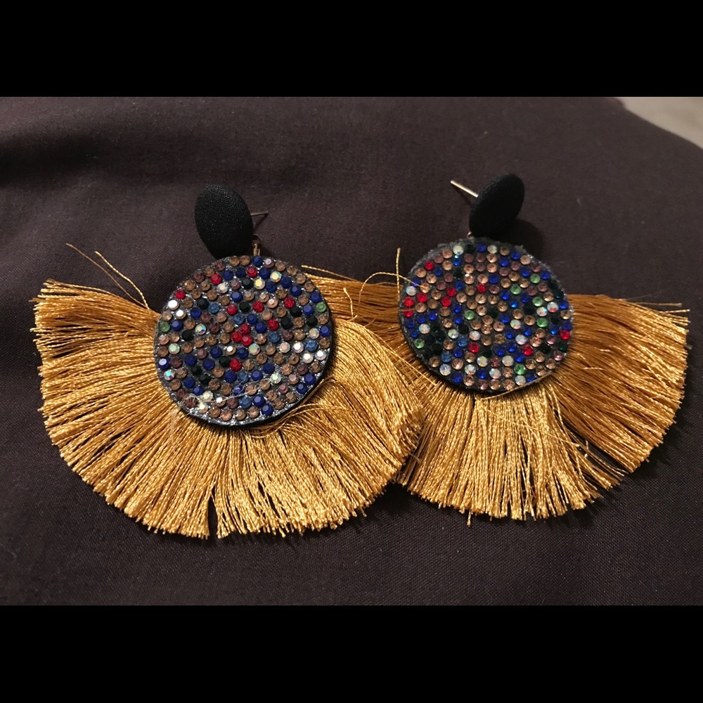Fringe diamond earrings!